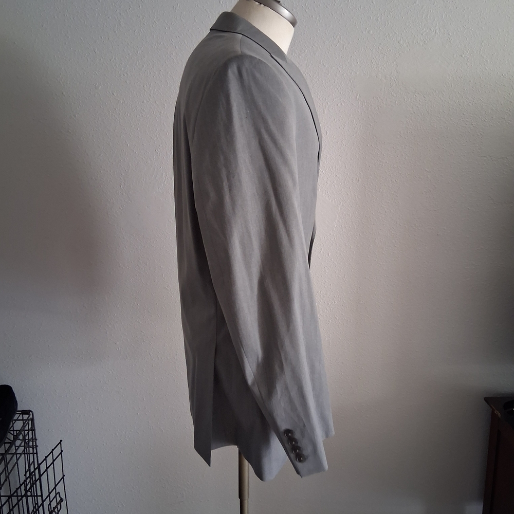 New Calvin Klein Sophisticated Gray Men's Blazer - Picture 2 of 5